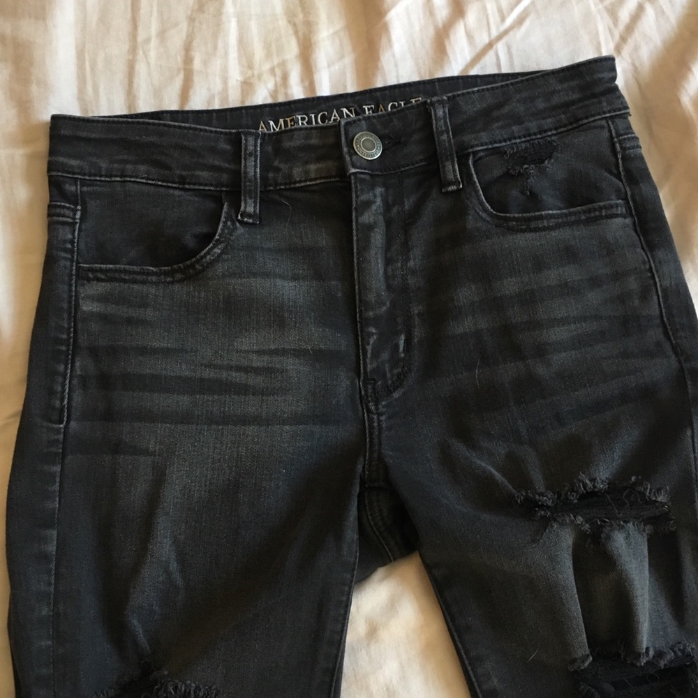 Major Distressed black jeans